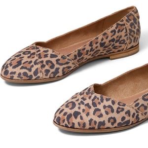 Toms Julie Animal Print Flats